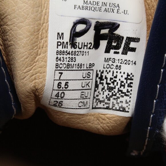 PF Flyers Made in USA Center HI Blue High Tops Mens Size 7 (6.5) Womens 9 (8.5) - Picture 12 of 12